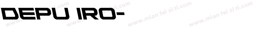 depu iro字体转换